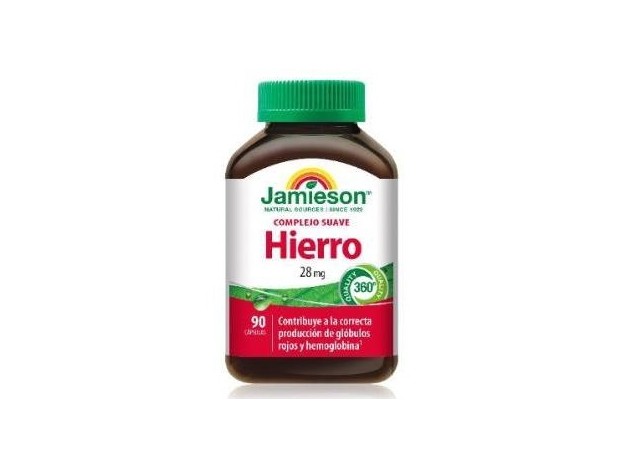 Hierro Complejo Suave 28Mg. 90Cap.
