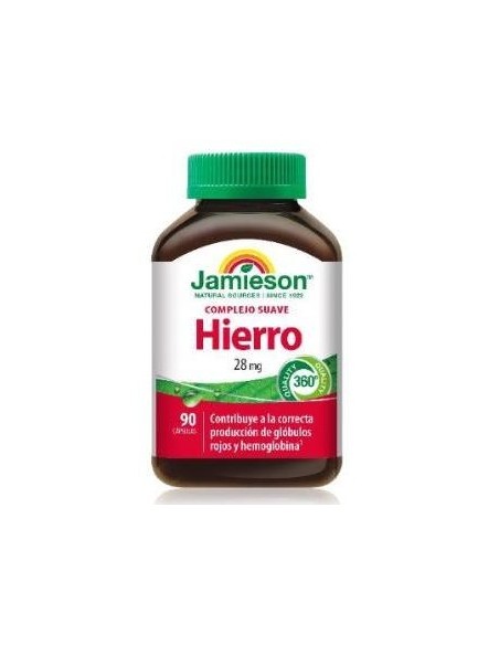 Hierro Complejo Suave 28Mg. 90Cap.