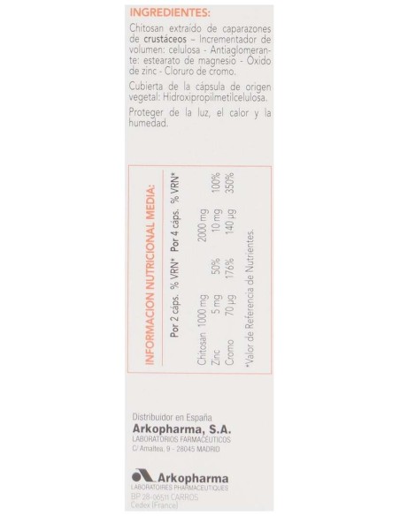 Arkopharma Figurmed Chitosán Extra Forte 60Caps