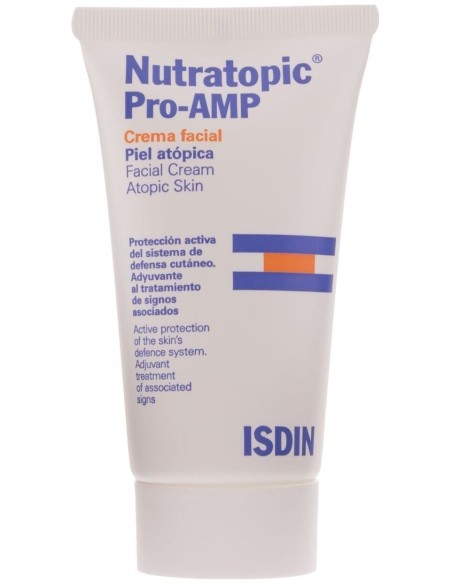Isdin Nutratopic Pro-Amp Crema Facial Piel Atópica, 50 Ml