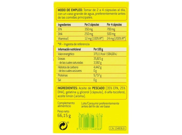 Aquilea Omega-3 Forte, 90 Cápsulas