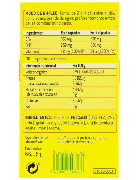 Aquilea Omega-3 Forte, 90 Cápsulas
