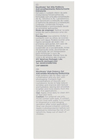 Neostrata Gel De Alta Potencia Piel Mixta Grasa, 30 G
