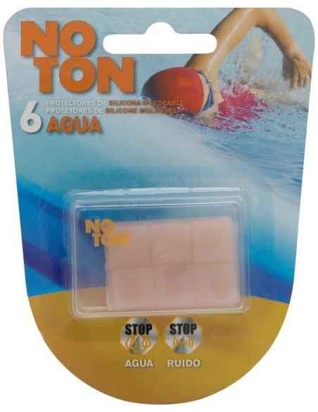 Noton Aqua Sport Tapones De Silicona Moldeable, 6 Uds