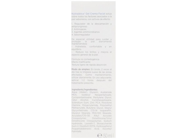 Isdin Nutradeica Gel Crema Facial Piel...