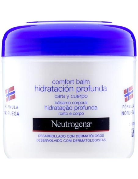 Neutrogena Fórmula Noruega Confort Bálsamo Hidratación Profunda Cara Y Cuerpo, 300 Ml