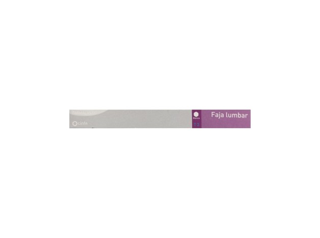 Farmalastic Faja Lumbar Blanca Velcro T-3 1Ud