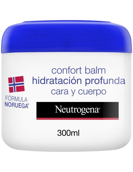 Neutrogena Fórmula Noruega Confort Bálsamo Hidratación Profunda Cara Y Cuerpo, 300 Ml