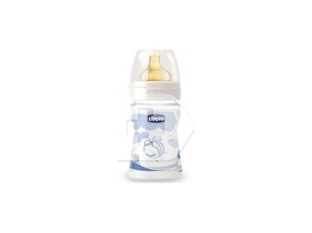 Chicco Biberón Azul Polipropileno +0M, 150 Ml