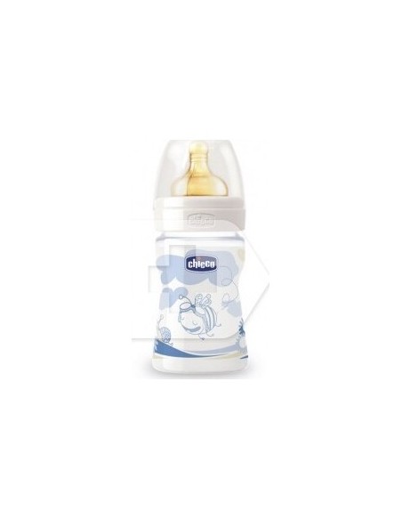 Chicco Biberón Azul Polipropileno +0M, 150 Ml