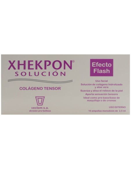 Xhekpon® Solución Colágeno Tensor 10Amp