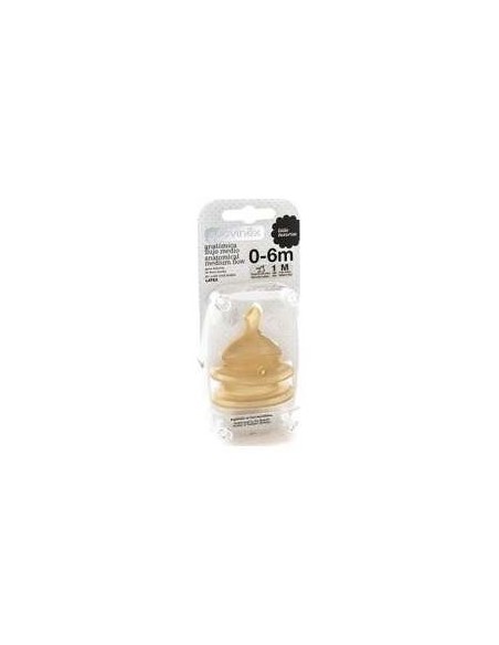 Suavinex® Biberón Anatómico Tetina Látex Boca Ancha 0-6 Meses 150Ml 1Ud