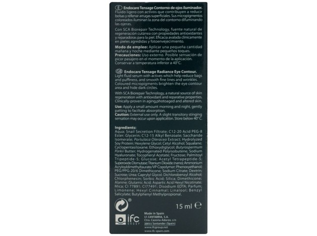 Endocare Tensage Contorno De Ojos Iluminador,...