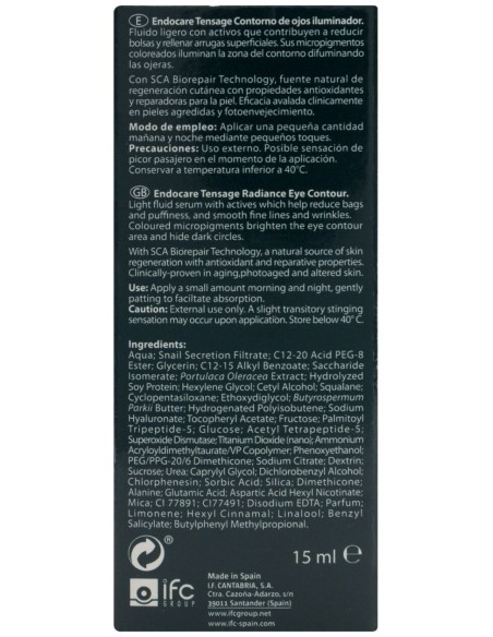 Endocare Tensage Contorno De Ojos Iluminador, 15 Ml