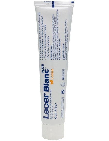 Lacer Lacerblanc Pasta Dentífrica Blanqueadora Citrus 125Ml