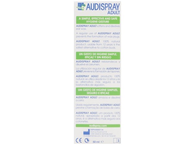 Audispray Adult Higiene Del Oído 50Ml