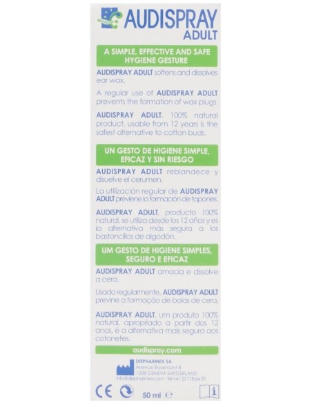 Audispray Adult Higiene Del Oído 50Ml
