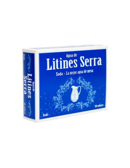 Litines Serra Agua De Mesa Gaseosa Y Digestiva 10 Sobres