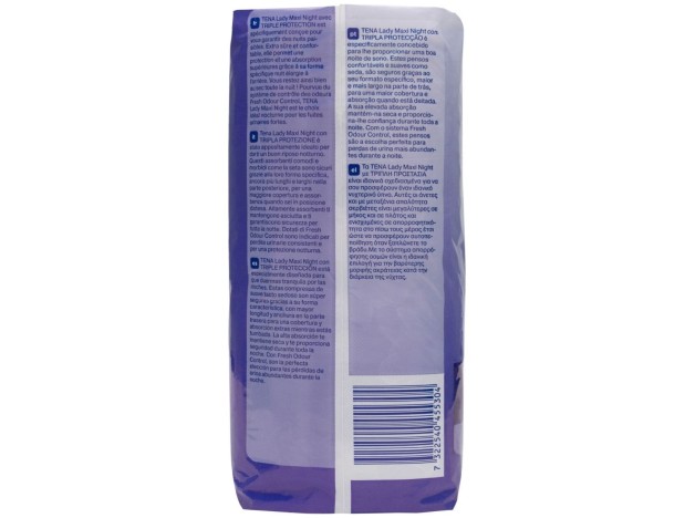Tena Discreet Maxi Night Compresas 12Uds