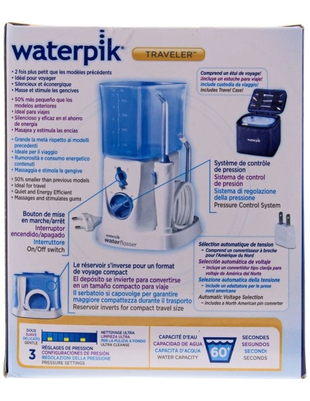 Waterpik Wp- 300 Traveler Irrigador Bucal Eléctrico, 1 Ud