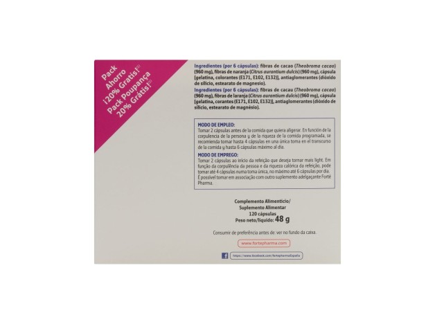Forté Pharma Turboslim Calorilight, 120 Uds