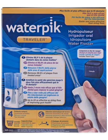 Waterpik Wp- 300 Traveler Irrigador Bucal Eléctrico, 1 Ud