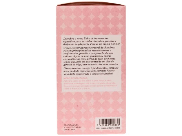 Suavinex Crema Reestructurante Corporal 400Ml