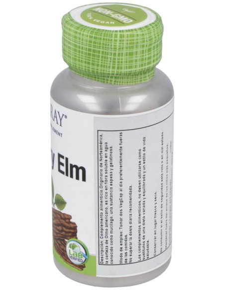 Solaray Slippery Elm Bark Ulmus Rubra 400Mg 100Caps