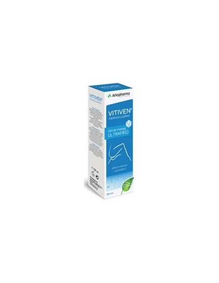 Arkopharma Vitiven Extrafrío Gel De Masaje Piernas Ligeras, 150 Ml