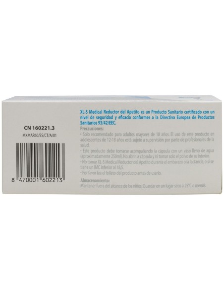 Xls Medical Specialist Reductor Del Apetito 60 Cápsulas