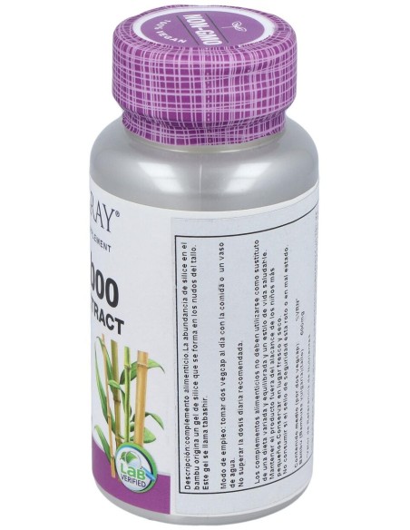 Solaray Bamboo 300Mg 60Cáps