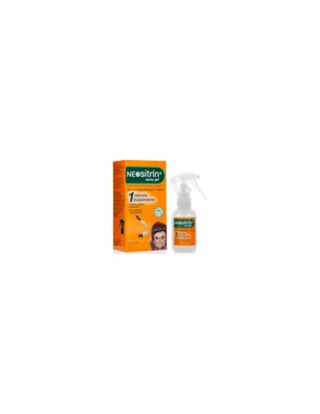 Neositrin Spray Gel Tratamiento Liendres Y Piojos 60Ml
