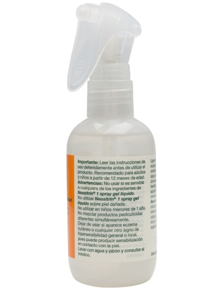 Neositrín Spray Antipiojos Gel Líquido, 100 Ml