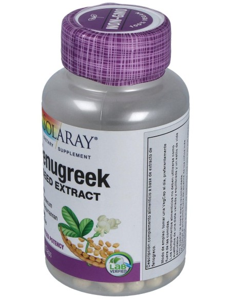 Fenugreek (Fenogreco) 350Mg. 90Cap.Veg.