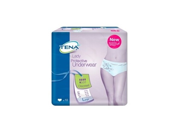 Tena Protective Underwear Discreet T-Grande 10Uds