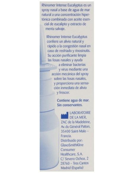 Rhinomer Eucalyptus Spray Nasal 20Ml