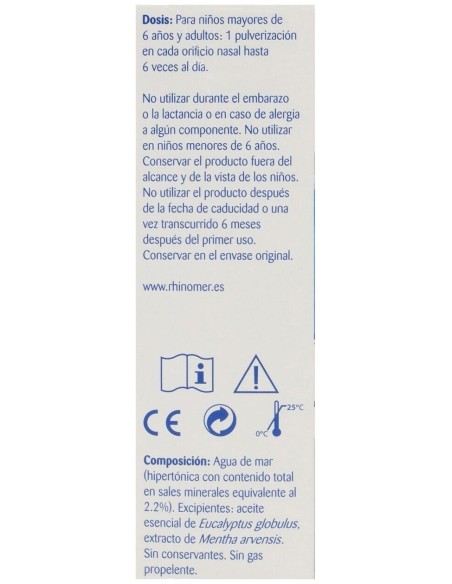 Rhinomer Eucalyptus Spray Nasal 20Ml