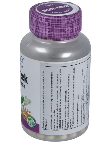 Fenugreek (Fenogreco) 350Mg. 90Cap.Veg.