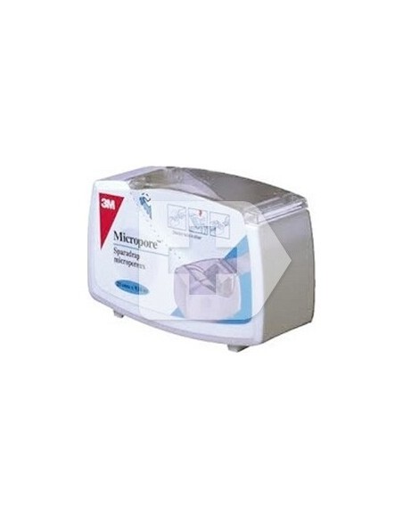 Micropore Portarollo Esparadrapo Papel Blanco 7,5M X 2,5Cm