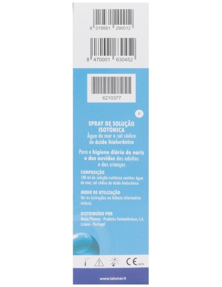Ialumar Nebulizador Solución Isotónica Nariz Y Oídos, 100 Ml