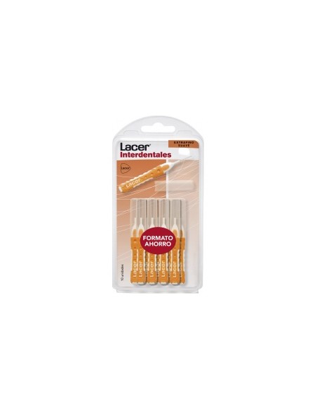 Lacer Cepillo Interdental Extrafino Suave Recto, 10 Uds