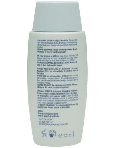 Isdin Fotoprotector Fusion Gel Sport Wet Skin Spf50 100Ml