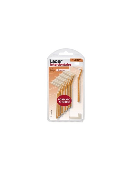 Lacer Cepillo Interdental Angular Extrafino Suave, 10 Uds