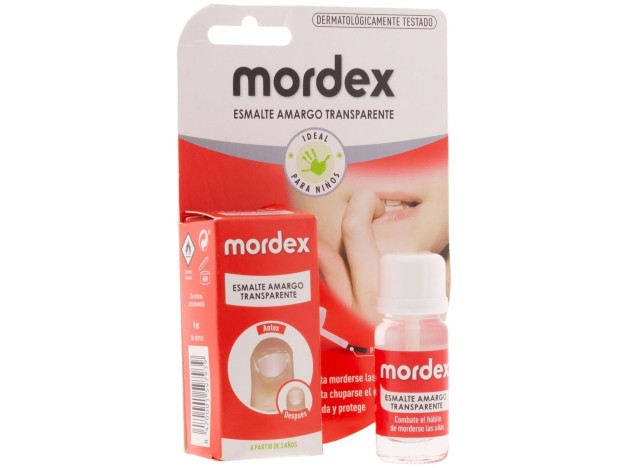 Mordex Plus Esmalte Extra Amargo Transparente 9Ml.
