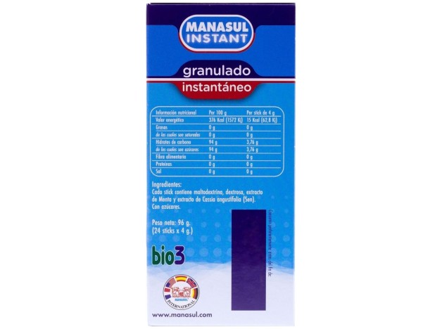 Bio3 Manasul Instant 24 Sticks X 4G