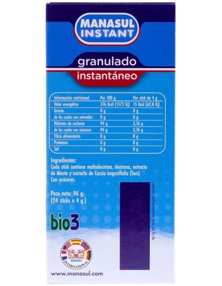 Bio3 Manasul Instant 24 Sticks X 4G