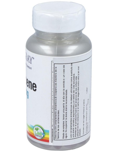 Solaray Lycopene 10Mg 60Cáps
