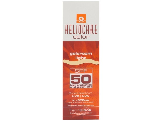 Heliocare Gel Crema Spf 50 Color Light, 50 Ml