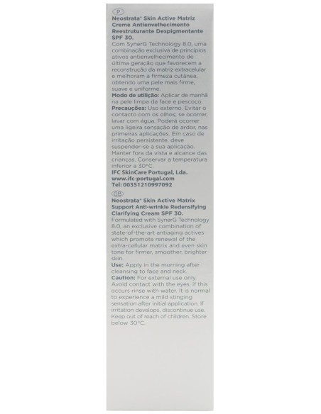 Neostrata Skin Active Matrix Support Spf 30 Antiedad, 50 Ml