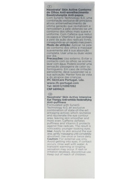 Neostrata Skin Active Repair Contorno De Ojos Intense 15G